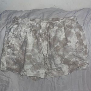 HR linen shorts, spring tie-dye women old navy shorts